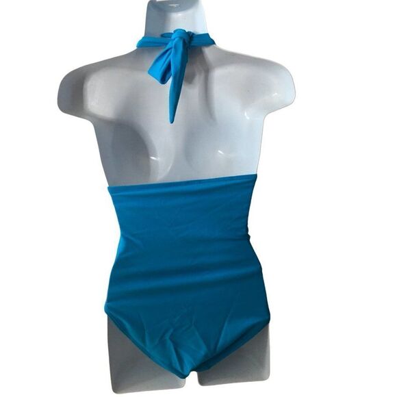 Bathing suit turquoise Women size Small - Picture 3 of 6